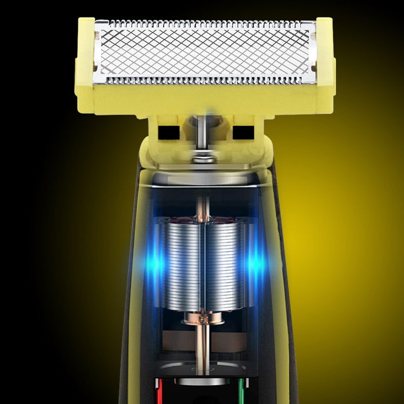 Full body washed wet and dry shaver