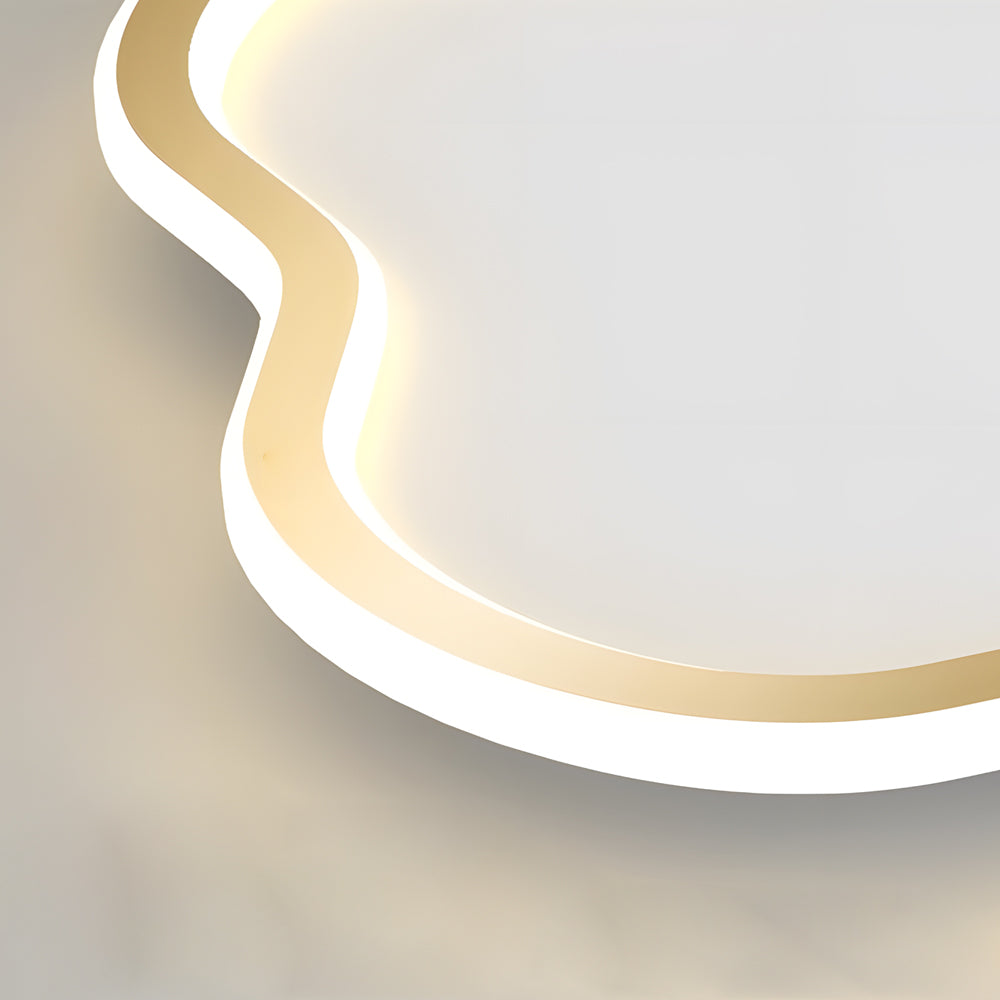 Nordic ceiling light in pentagram design – aluminum ceiling lamp for bedroom