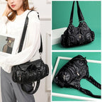 Handbag made of soft leather