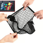 Plastic Bags Storage Net Bag (With Adhesive Tape)