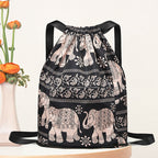 Drawstring, large capacity, dry-wet separation, travel sports backpack