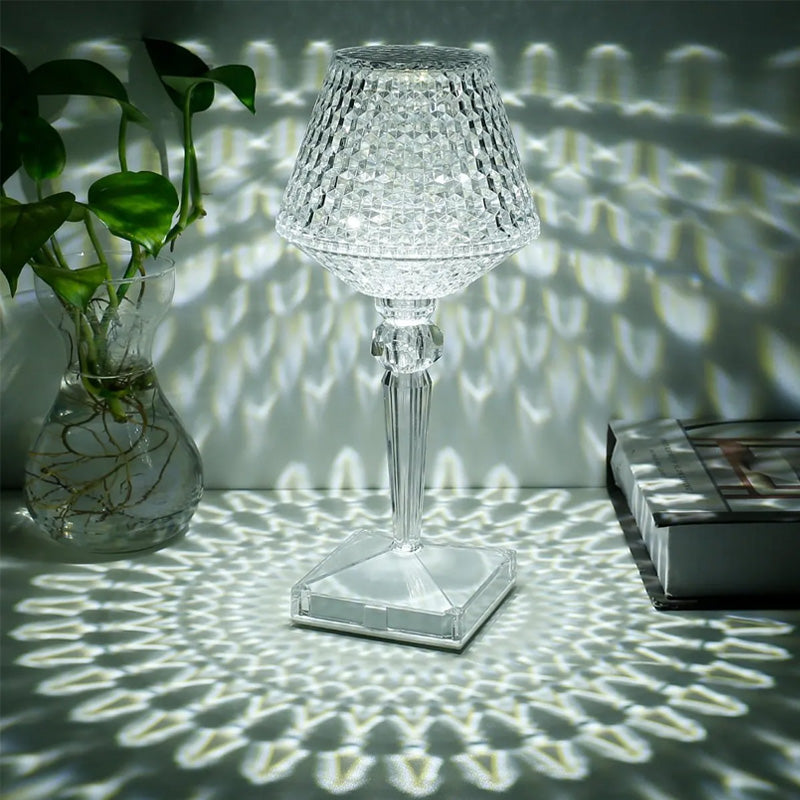 Crystal table lamp