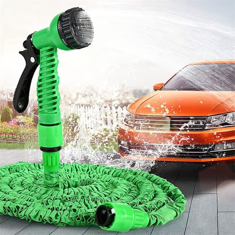 Magic hose with 7 spray gun functions