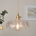 Vintage Glass Hanging Lamp