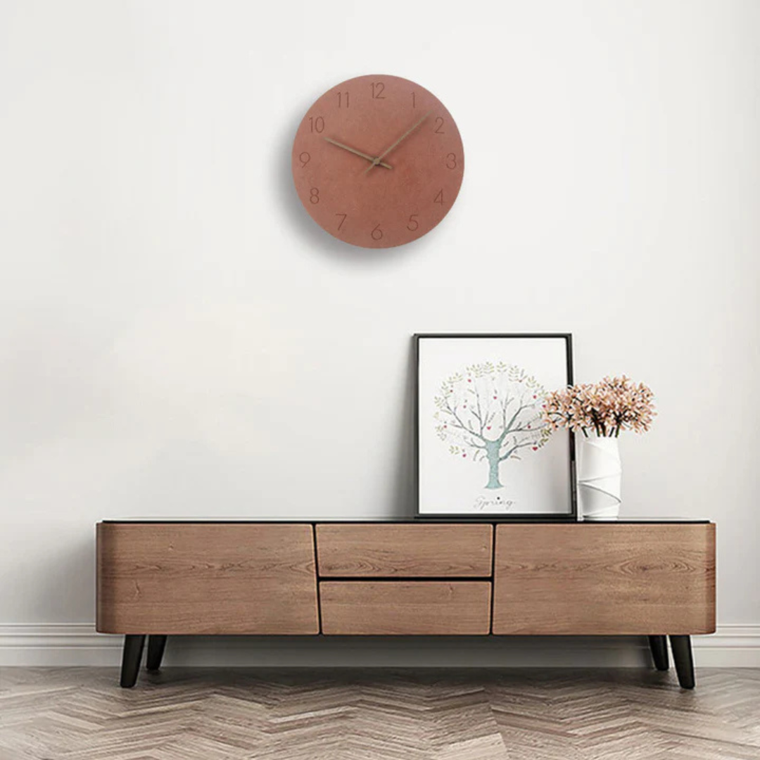 Large Wall Clock Wood Modern | Minimalistic Wall Design