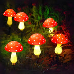 MoonlitMushrooms Solar Garden Lights