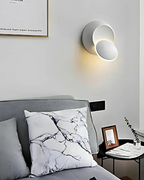 Modern Wall Lamp with Halo Light Circle Ambient Lighting