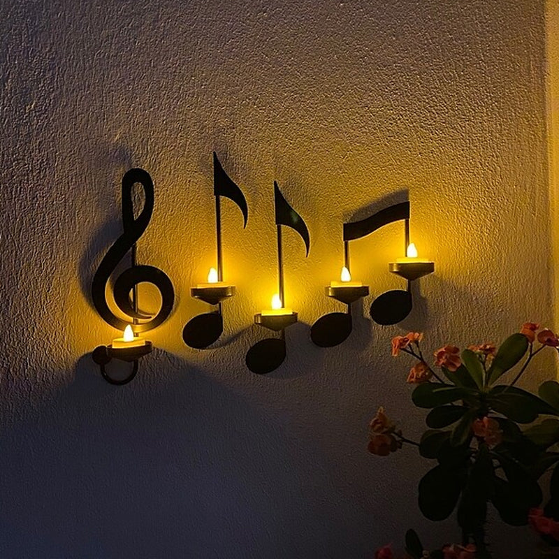🎼Black Musical Note Wall Light