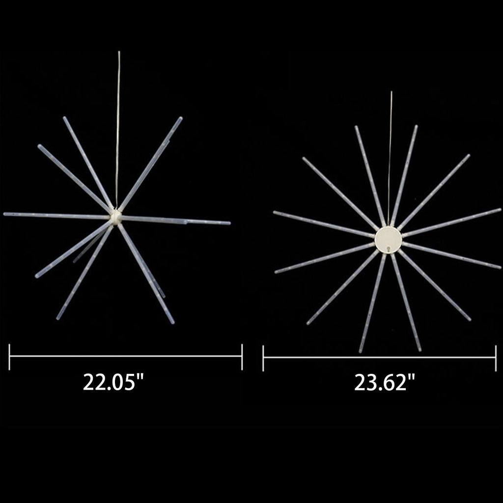 Creative RGB Illusion Windmill Fireworks LED String Lights