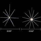 Creative RGB Illusion Windmill Fireworks LED String Lights
