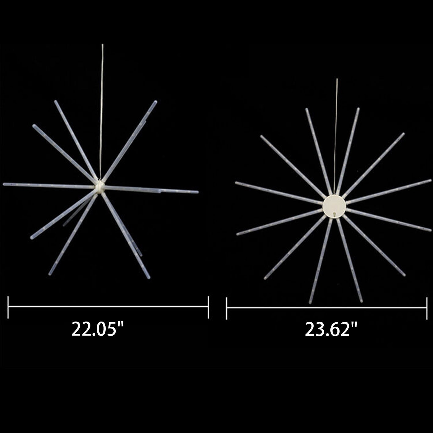 Creative RGB Illusion Windmill Fireworks LED String Lights
