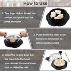 Ergonomic Chicken Chopper