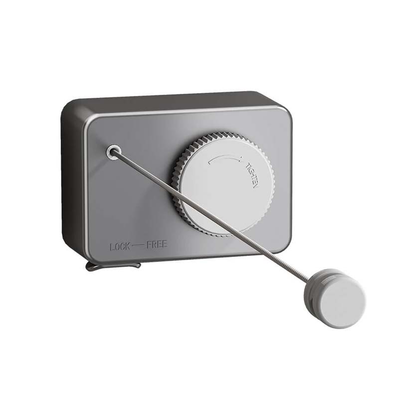Invisible retractable laundry line