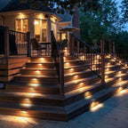 Solar outdoor step lights (4 pcs)