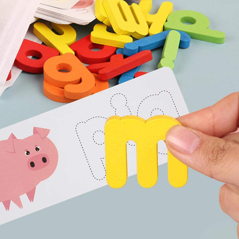 Letter recognition spelling game