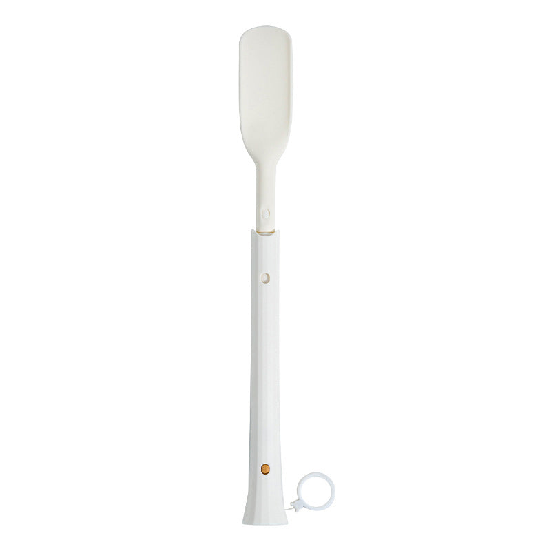 Telescopic adjustable length shoehorn