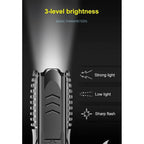 Multifunctional rechargeable flashlight