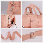 Multifunctional lightweight embossed elegant handbag shoulder bag