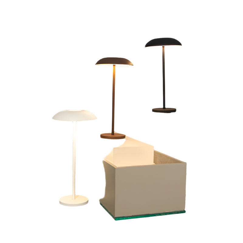 Orbella cordless LED table lamp with touch control – Elegant round modern design
