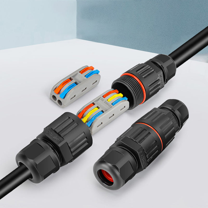 Outdoor waterproof electric cable connector