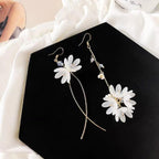 Asymmetrical Flower Earrings