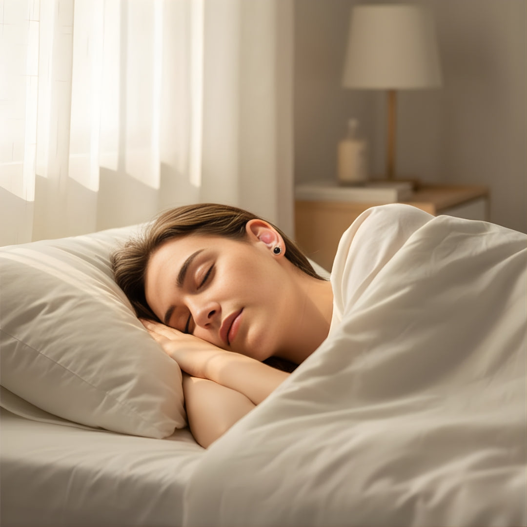Block Snoring & City Noise – Soft Silicone Fit – Reusable & Hygienic – Ideal for Side Sleepers & Travel