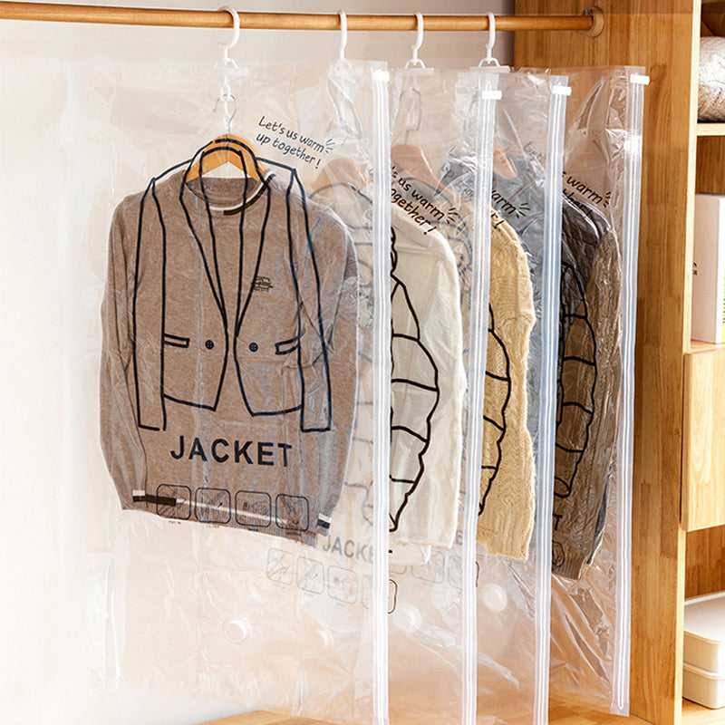 Storage bag for vacuum removal