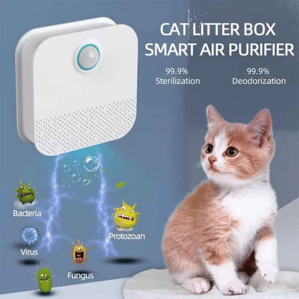Smart Litter Air Purifier – USB Rechargeable & Quiet