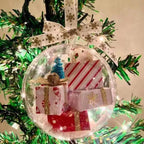 Christmas ornament transparent ball