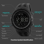 Men Smart Chrono Calories Pedometer Multi-Functions Sports Watches
