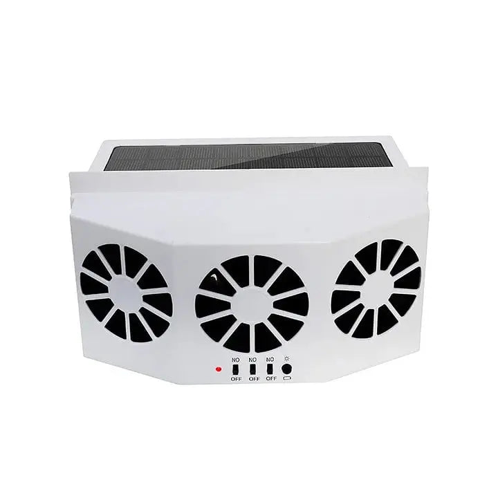 Solar-powered Car Fan – Cordless & Compact