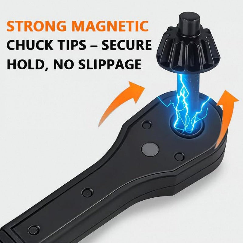 Universal 4-in-1 Ratcheting Drill Chuck Key Set