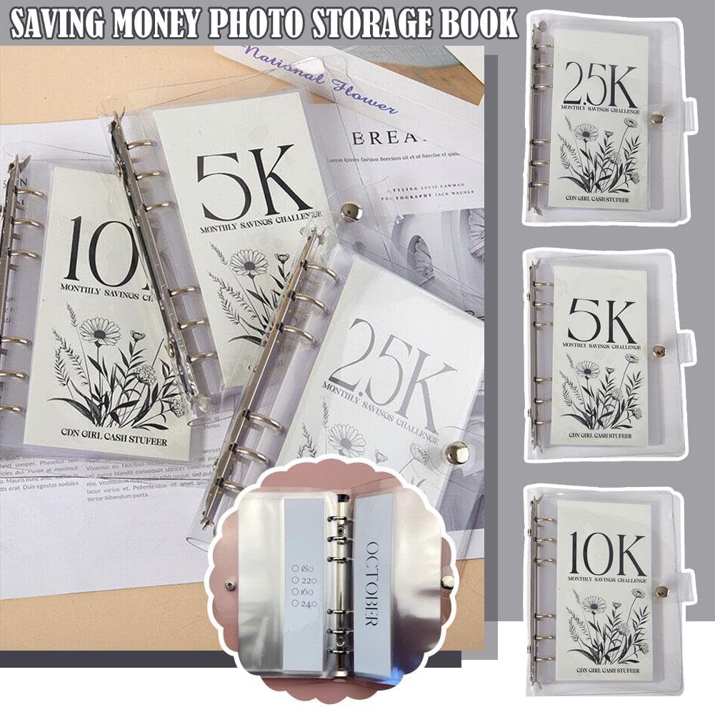 12-Month Envelopes Money-Saving Challenge Binder