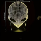 AstroLight – 3D-alien lamp with LED color lighting and touch control