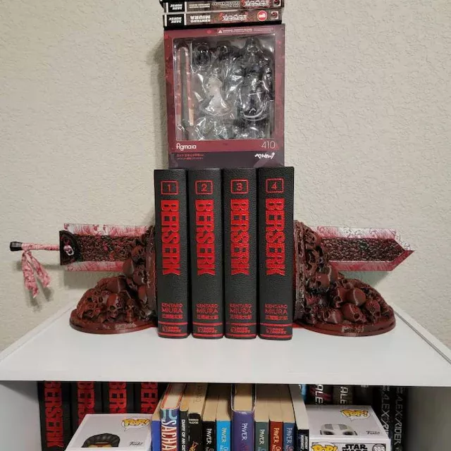 Berserk Bookends - Dragonslayer,Gift for she|him