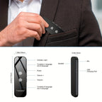 Portable Two-Way Language Translator with Built-In Wi-Fi and Rechargeable USB Battery - Compact Travel Device for Effortless Communication