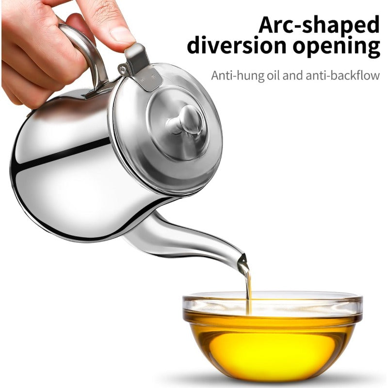 Stainless Steel Oil Strainer Pot