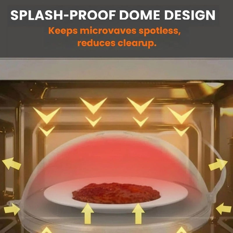 Mess-Free Microwave Splatter Cover
