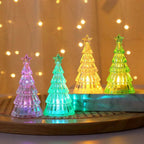 Christmas Lawn Decoration Light-emitting Christmas Tree Crystal Small Night Lamp