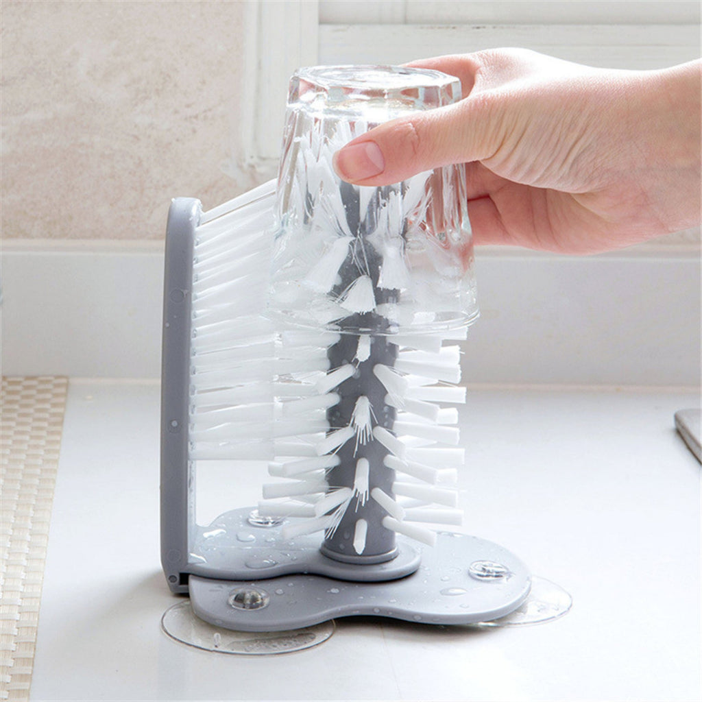 EazyScrubb — Never dirty bottles again, just sparkling clean glasses in seconds!