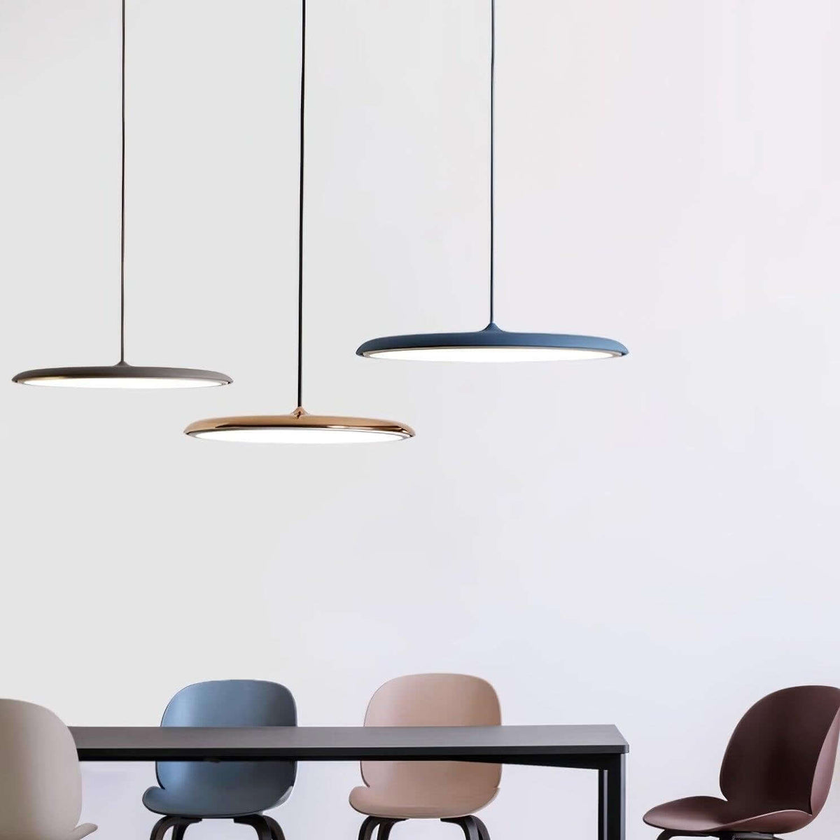 Hanging Lamp with a Simple Form for Modern Interiors