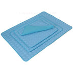 Cooling mat for pets with non-toxic self-cooling gel