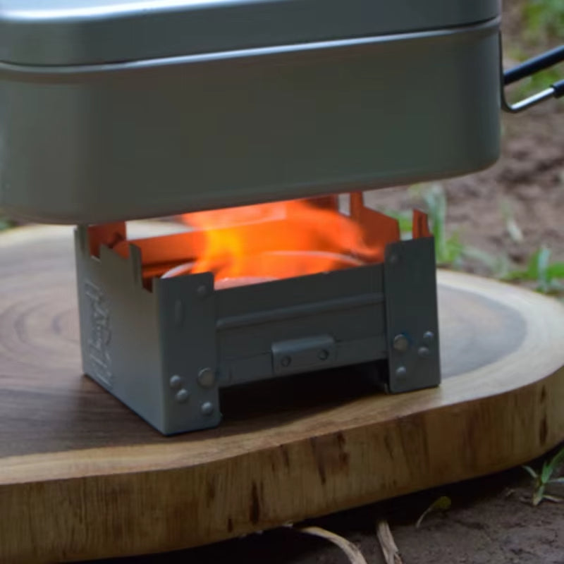 Ultra-Lightweight Folding Ironwood Pocket Size Burner