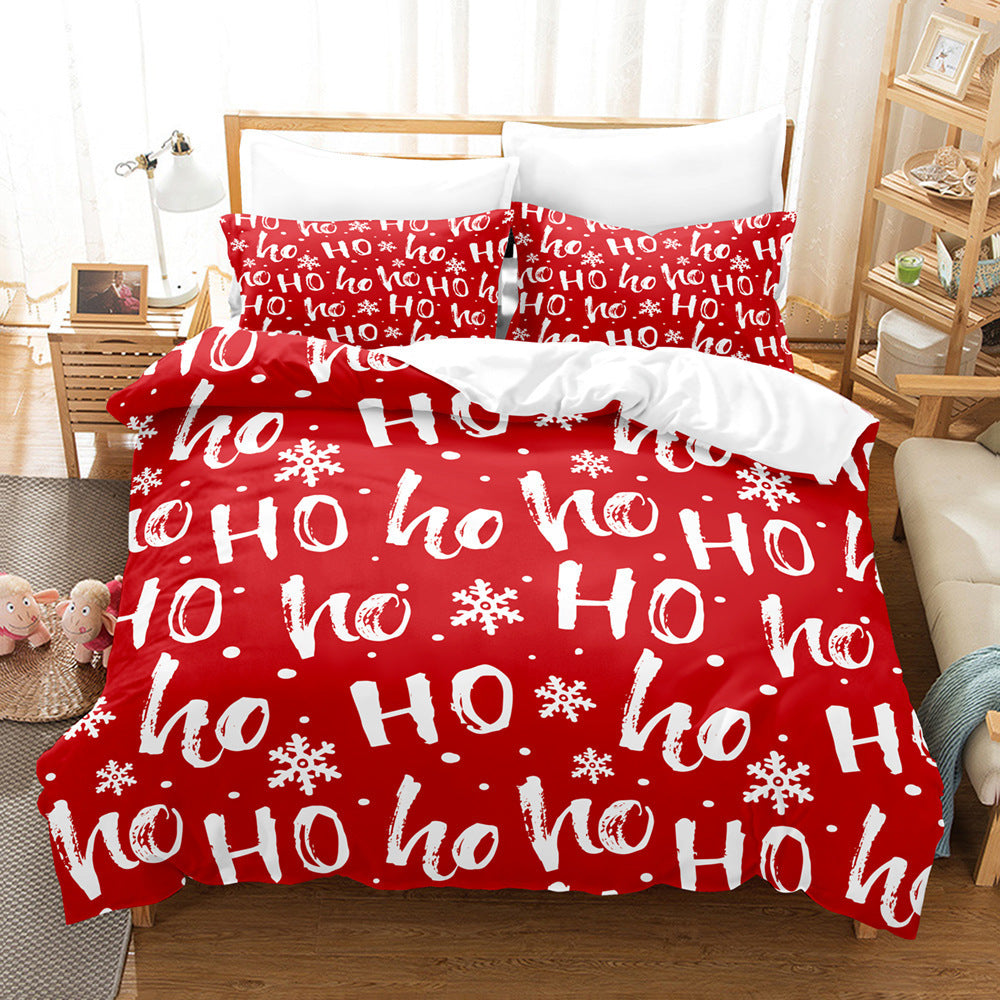 Christmas Digital Printed Duvet Bedding Set