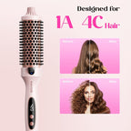 Wavytalk Negative Ion Single Thermal brush 1.5 Inch