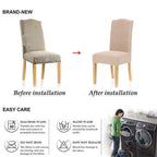 Waterproof elastic cover for dining chairs