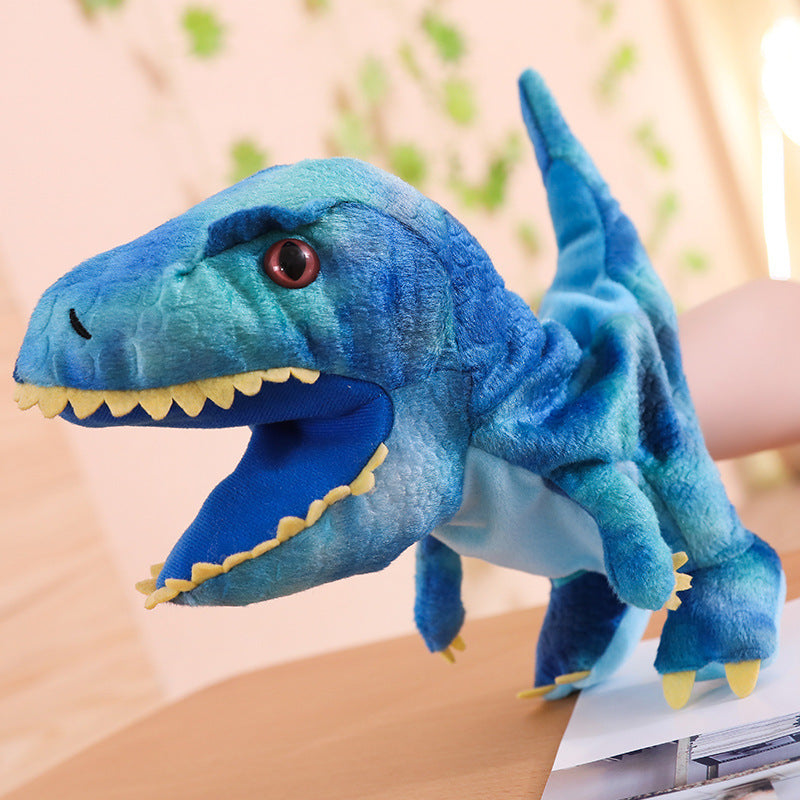 Dinosaur Hand Puppet-Blue