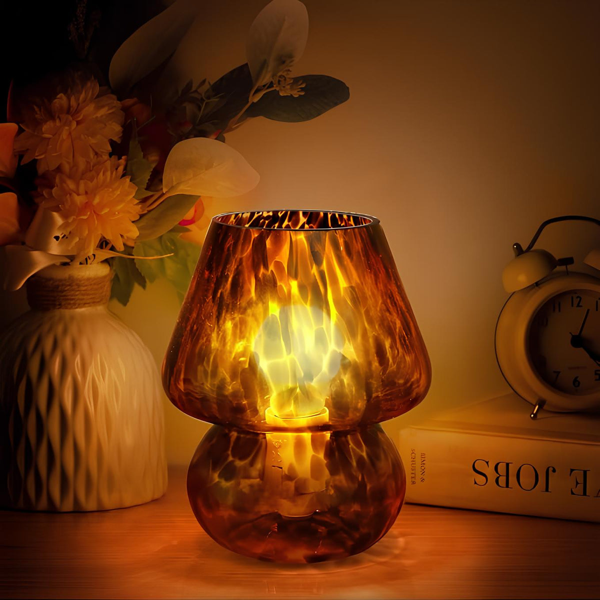 Verra Hand-Blown Glass Lamp