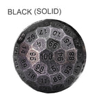 100 Sided Polyhedron Metal Dice with Numbering, Designed for Big Party & More Possibilities