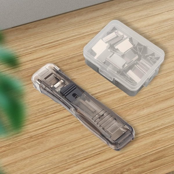 Mini-stapler — Reusable tool for stapling paper without damage